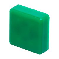 Колпачок квадратный для тактовой кнопки, зеленый