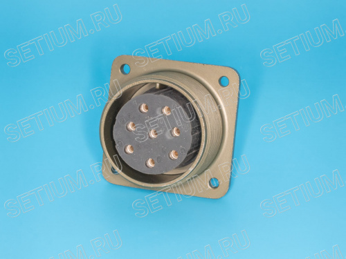 Разъём Amphenol серии MS  8 контактов, гнездо на блок MS3102E-22-18S