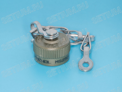 Заглушка Amphenol серии MS для разъема тип 10S, 10SL на блок MS 25043-10 фото 2