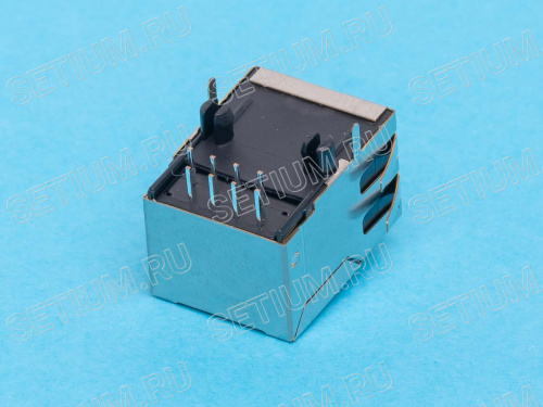 Разъем RJ-45 на плату, 8P8C, тип 16, экранированный TJ16S-8P8C фото 2