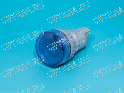 Сигнальная лампа d 30 мм, синяя фото 2