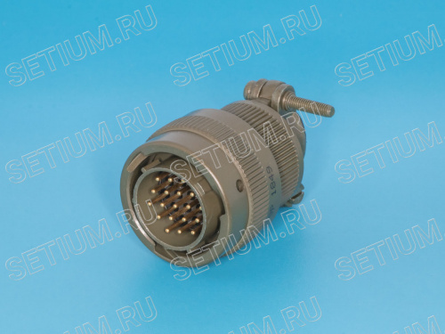 Разъём Amphenol серии 62IN 19 контактов, вилка на кабель 62IN-16F-14-19P
