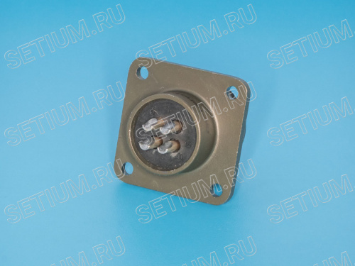 Разъём Amphenol серии MS  4 контакта, гнездо на блок MS3102E-14S-2S фото 3