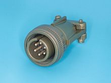 Разъём Amphenol серии MS  6 контактов, вилка на кабель MS3106E-14S-6P