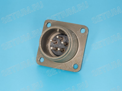 Разъём Amphenol серии MS  5 контактов, вилка на блок MS3102E-14S-5P