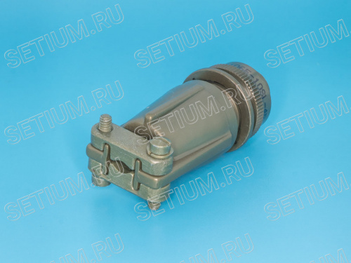 Разъём Amphenol серии MS  2 контакта, вилка на кабель MS3106E-10SL-4P фото 4