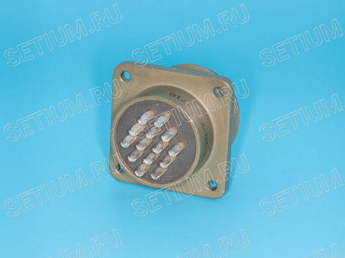 Разъём Amphenol серии MS 14 контактов, гнездо на блок MS3102E-20-27S фото 2