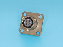 Разъём Amphenol серии 62IN  4 контакта, гнездо на блок 62IN-12E-8-4S