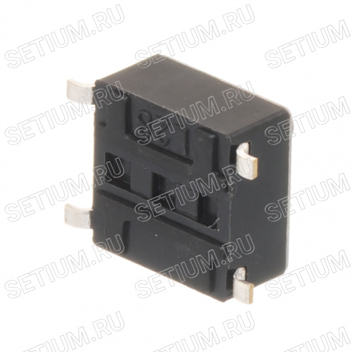 Кнопка тактовая 6х6 мм, h=4.3 мм, поверхностный монтаж SWT-34-43 фото 2