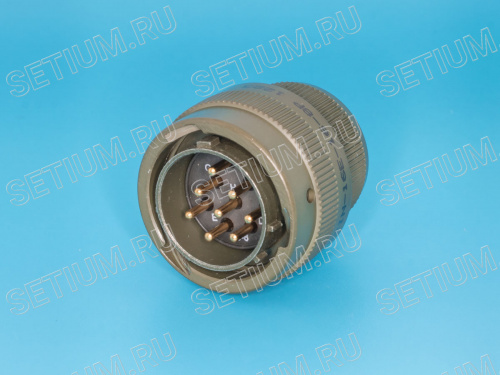 Разъём Amphenol серии 62IN  8 контактов, вилка на кабель 62IN-16E-16-8P