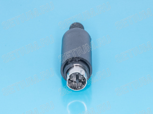 Вилка mini DIN 6 контактов на кабель MDN-6M фото 4