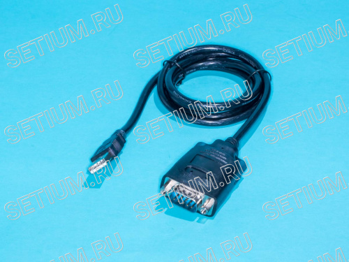 Кабель-конвертер USB, тип А вилка - D-SUB 9 вилка RS-232 COM-port, 1 метр, FTDI чип фото 4