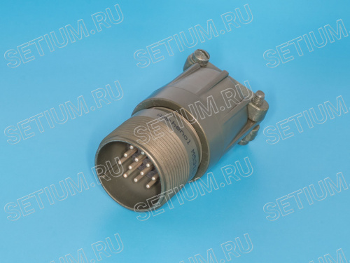 Разъём Amphenol серии MS 14 контактов, вилка на кабель, наружная резьба MS3101E-20-27P