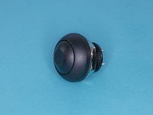 Кнопка круглая 12мм 125В 0,125А без фиксации, герметичная IP67, черная