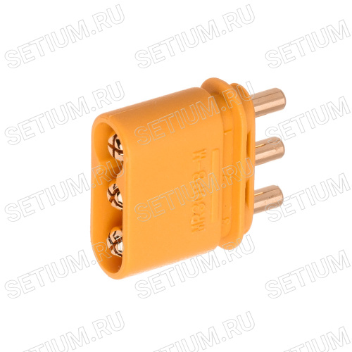 Разъем силовой MR30, 3 контакта, штекер на плату Разъем силовой MR30, 3 контакта, штекер на плату MR30PB30-M.G.Y