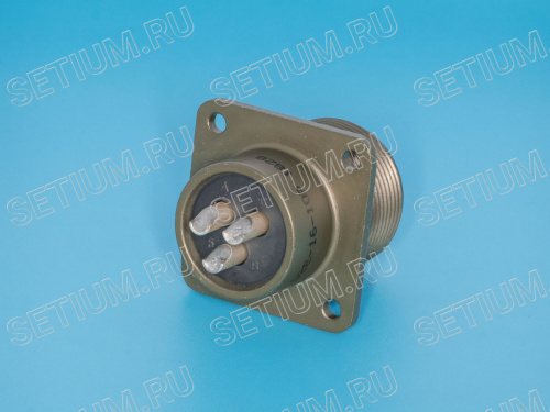 Разъём Amphenol серии MS  3 контакта, вилка на блок MS3102E-16-10P фото 3