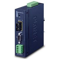 ICS-2102TS Промышленный сервер последовательных устройств 1 порт RS232/RS422/RS485 + 1 порт Duplex SC (30км)