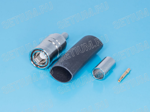 Разъем SMB гнездо на кабель RG-174,188,316, обжимной, Amphenol, SMB6121A1-NT30G-316U-50 фото 2 Разъем SMB гнездо на кабель RG-174,188,316, обжимной, Amphenol, SMB6121A1-NT30G-316U-50 SMB-C174J фото 2