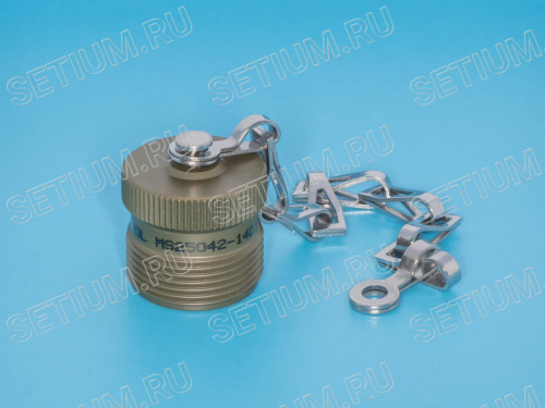 Заглушка Amphenol серии MS для разъема тип 14, 14S на кабель MS 25042-14 фото 2