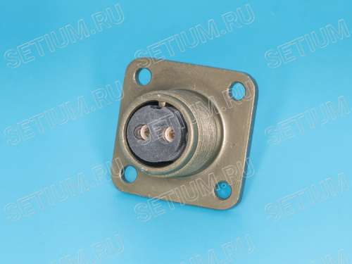 Разъём Amphenol серии MS  2 контакта, гнездо на блок MS3102E-10SL-4S