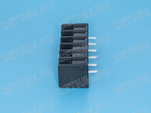 Клеммник винтовой на плату, 6 контактов, шаг 8.25 мм фото 2