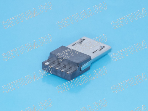 Разъем micro USB, вилка на кабель без корпуса, 5 контактов USB/Mc-SP/2 фото 3