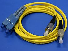 FPK-FC-SC-sm-dp-1 FC-SC патч-корд одномодовый 1м (Duplex)