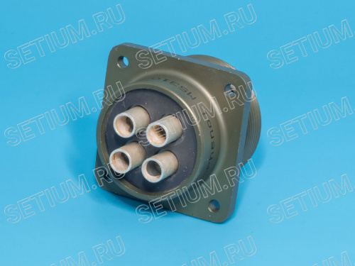 Разъём Amphenol серии MS  4 контакта, вилка на блок MS3102E-22-22P фото 3