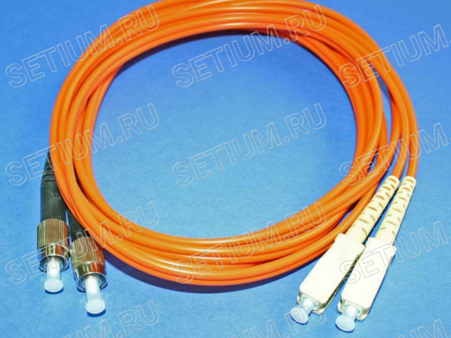 FC-SC патч-корд многомодовый 50/125 3м (Duplex) FPK-FC-SC-mm-dp-3 FC-SC патч-корд многомодовый 50/125 3м (Duplex)