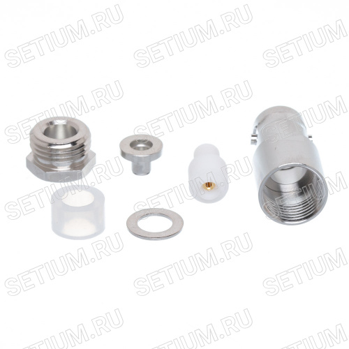 Разъем BNC гнездо на кабель RG-58, под пайку, зажим BNC-S58J фото 2