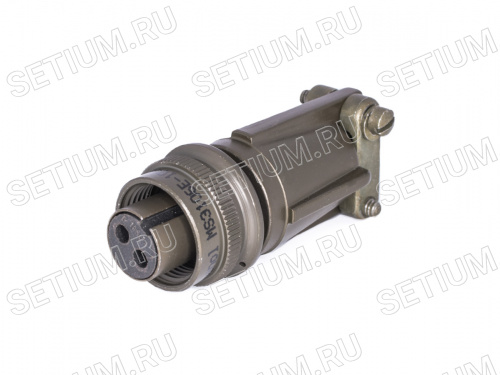 Разъём Amphenol серии MS  2 контакта, гнездо на кабель MS3106E-10SL-4S