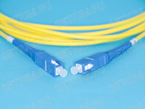 SC-SC патч-корд одномодовый, 2м (Simplex) фото 3 SC-SC патч-корд одномодовый, 2м (Simplex) 12-FFS1F04-2M/9/125 SC/PC-SC/PC 3.0mm фото 3