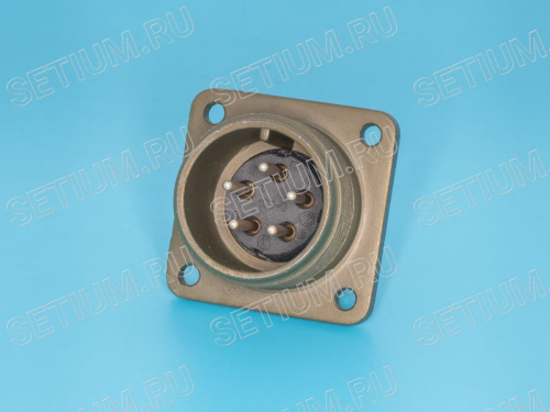 Разъём Amphenol серии MS  5 контактов, вилка на блок MS3102E-16S-8P