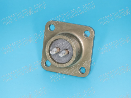Разъём Amphenol серии MS  2 контакта, гнездо на блок MS3102E-10SL-4S фото 2