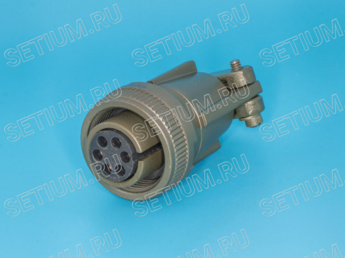 Разъём Amphenol серии MS  6 контактов, гнездо на кабель MS3106E-14S-6S