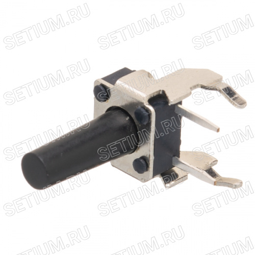 Кнопка тактовая 6x6 мм мм, h=12.5 мм, прямой угол SWT-7-125