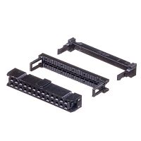 Разъем IDC 2х13 гнездо на плоский кабель, шаг 2.54мм IDC-26