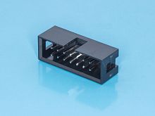 Разъем IDC 2х 7 вилка на плату, шаг 2.54мм BH-14