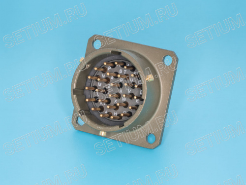 Разъём Amphenol серии 62IN 26 контактов, вилка на блок 62IN-12E-16-26P