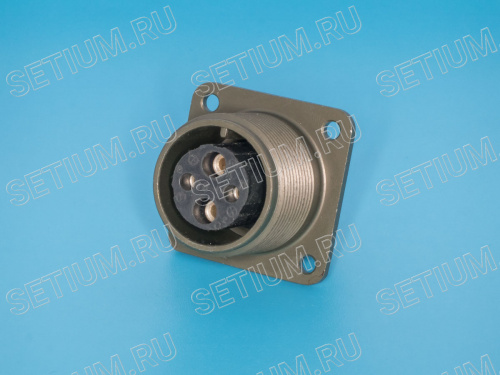 Разъём Amphenol серии MS  4 контакта, гнездо на блок MS3102E-16-9S