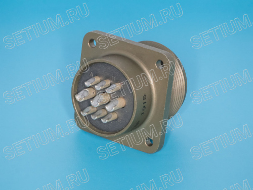 Разъём Amphenol серии MS  9 контактов, вилка на блок MS3102E-20-18P фото 2