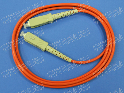 FPK-SC-SC-mm-sp-1 SC-SC патч-корд многомодовый 50/125 1м (Simplex)
