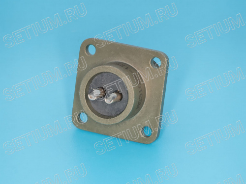 Разъём Amphenol серии MS 2 контакта, гнездо на блок фото 2 Разъём Amphenol серии MS 2 контакта, гнездо на блок MS3102E-12S-3S фото 2