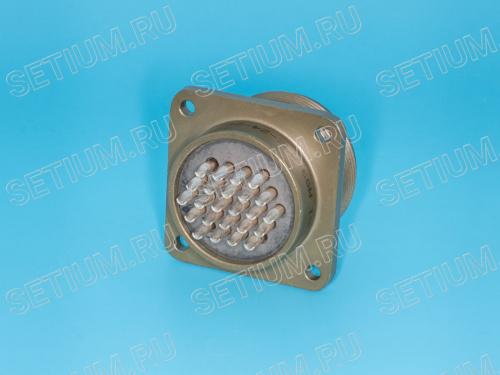 Разъём Amphenol серии MS 24 контакта, вилка на блок MS3102E-24-28P фото 2