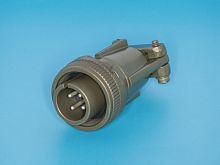 Разъём Amphenol серии MS  4 контакта, вилка на кабель MS3106E-14S-2P
