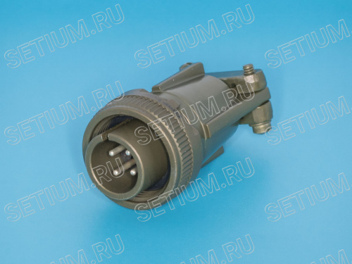 Разъём Amphenol серии MS 4 контакта, вилка на кабель Разъём Amphenol серии MS 4 контакта, вилка на кабель MS3106E-14S-2P