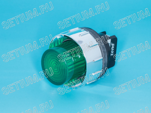 Лампа неоновая 220 В, d 25 мм, зеленая фото 5