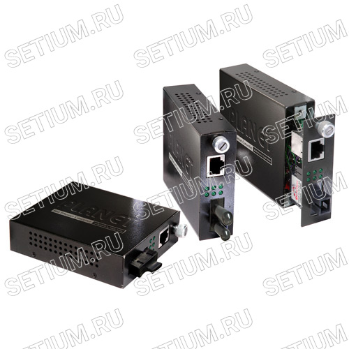 FST-802S15 Управляемый медиаконвертер 1 порт 100Мбит/с + 1 порт 100Мбит/с SC 15км