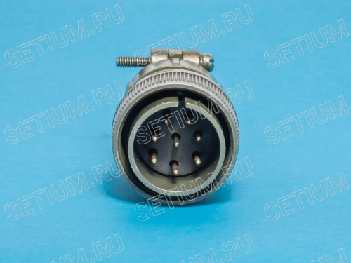 Разъём Amphenol серии MS  8 контактов, вилка на кабель MS3106E-22-18P фото 4