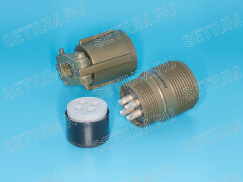 Разъём Amphenol серии MS 4 контакта, вилка на кабель, наружная резьба фото 2 Разъём Amphenol серии MS 4 контакта, вилка на кабель, наружная резьба MS3101E-18-10P фото 2